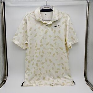 NWT Mens Size Small Nike Golf Dri-Fit Tour All Over Micro Print  Golf polo